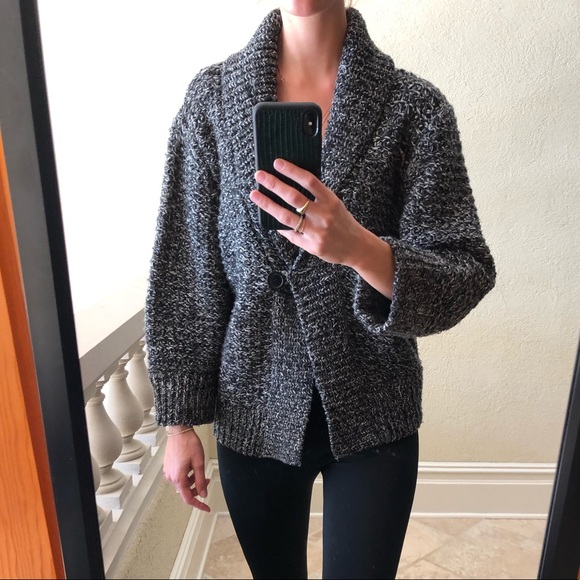 zara chunky knit cardigan
